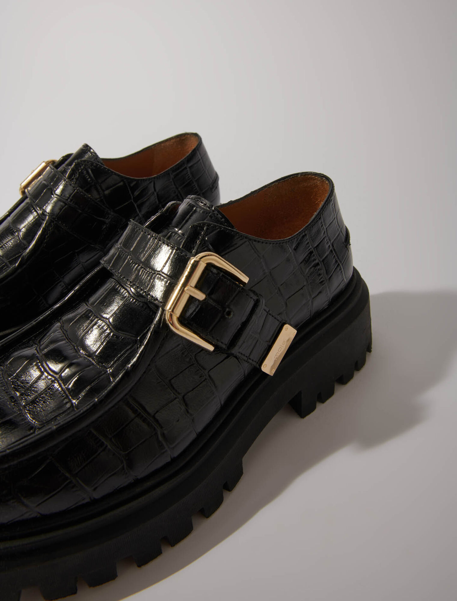 Derby chunky de piel