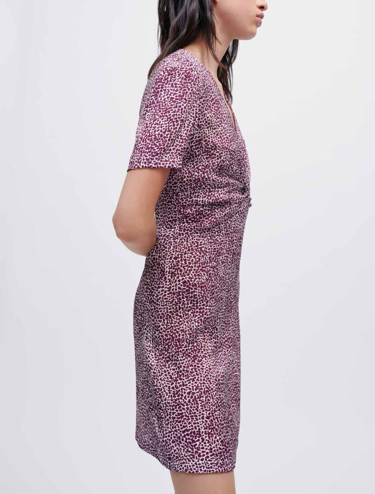 Vestido estampado leopardo