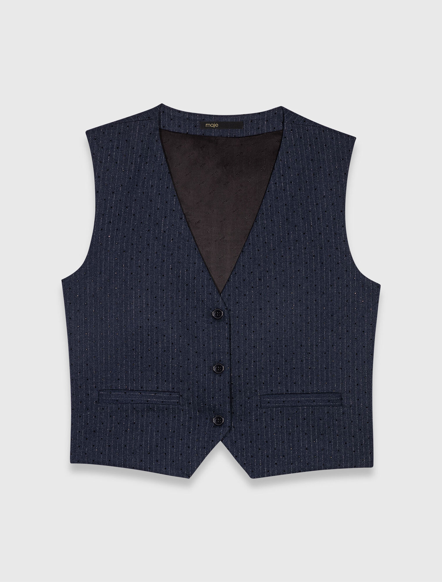 Chaqueta de traje con strass