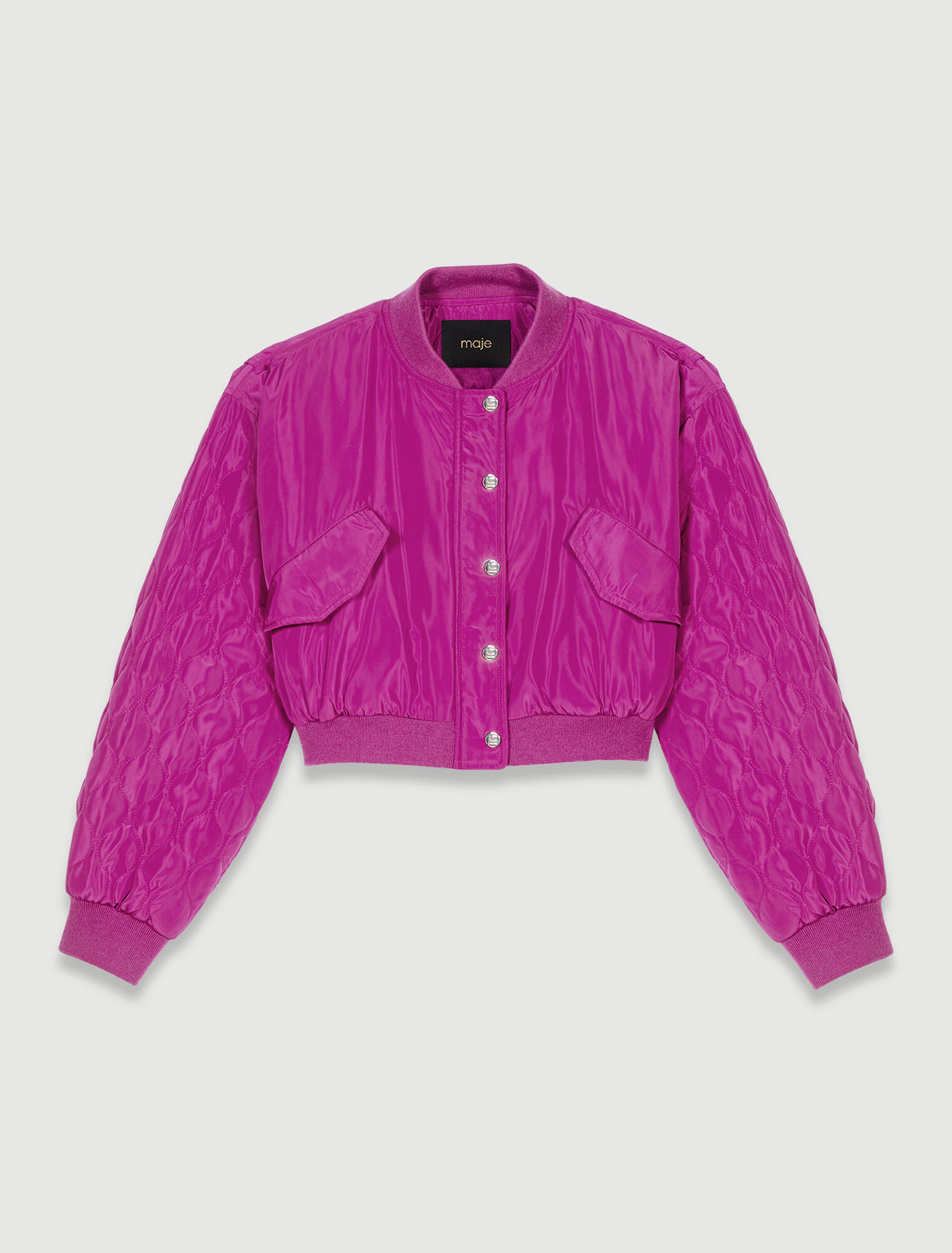Cazadora bomber corta