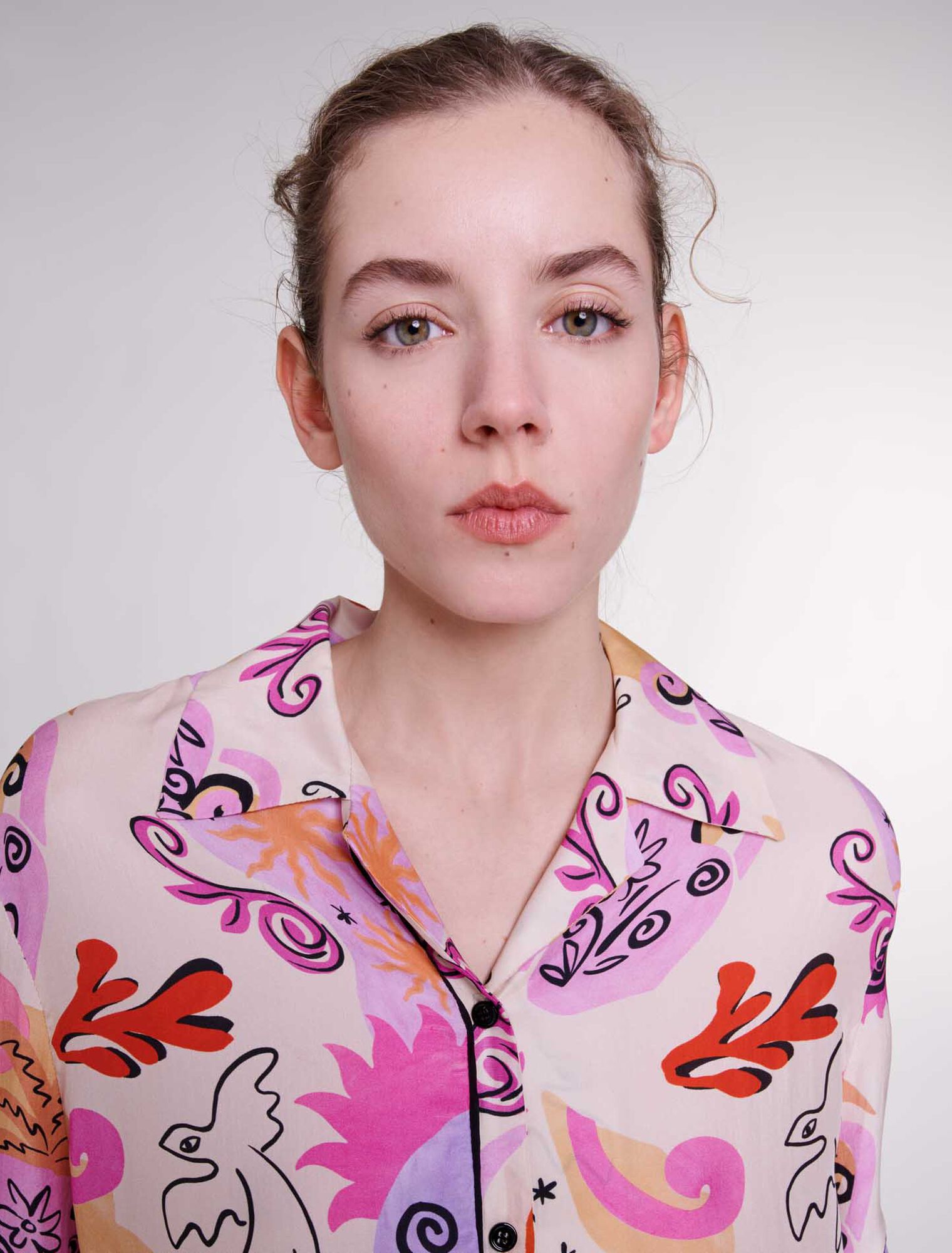 Camisa de seda
