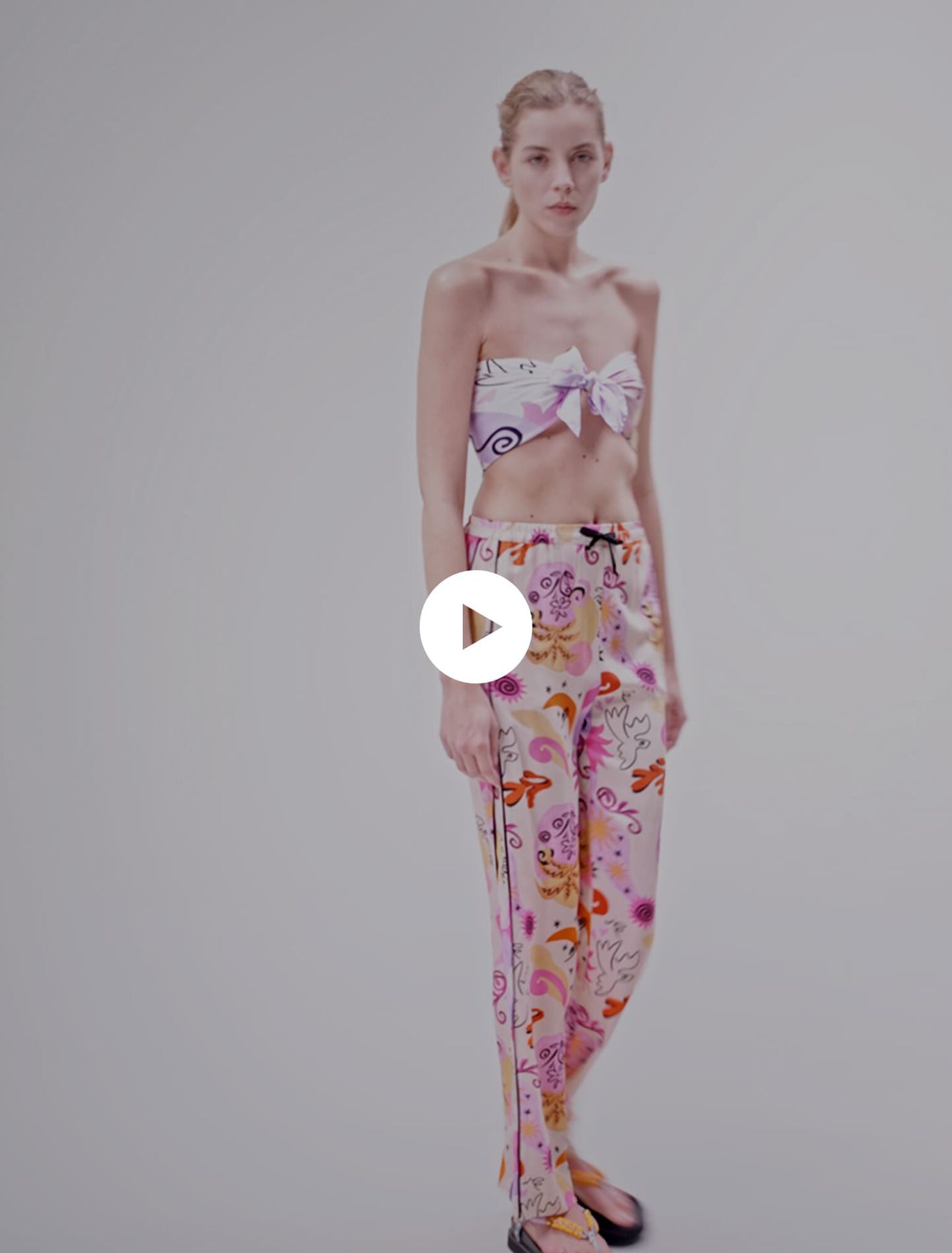 Pantalón de seda