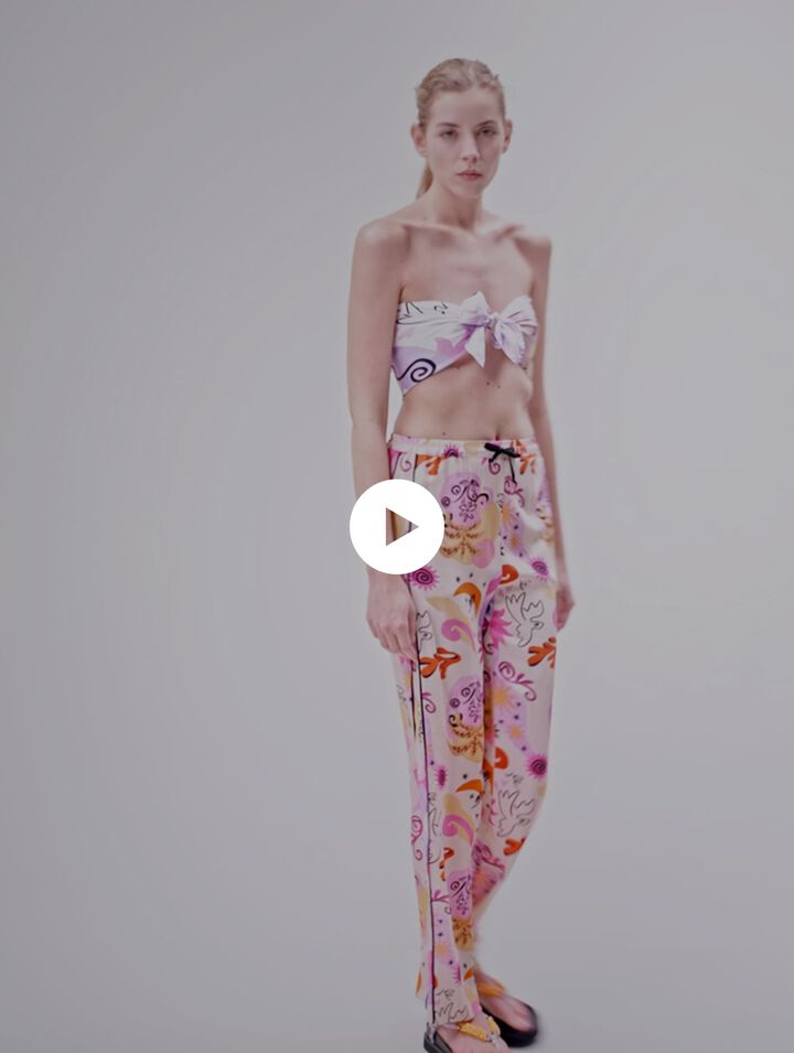 Pantalón de seda