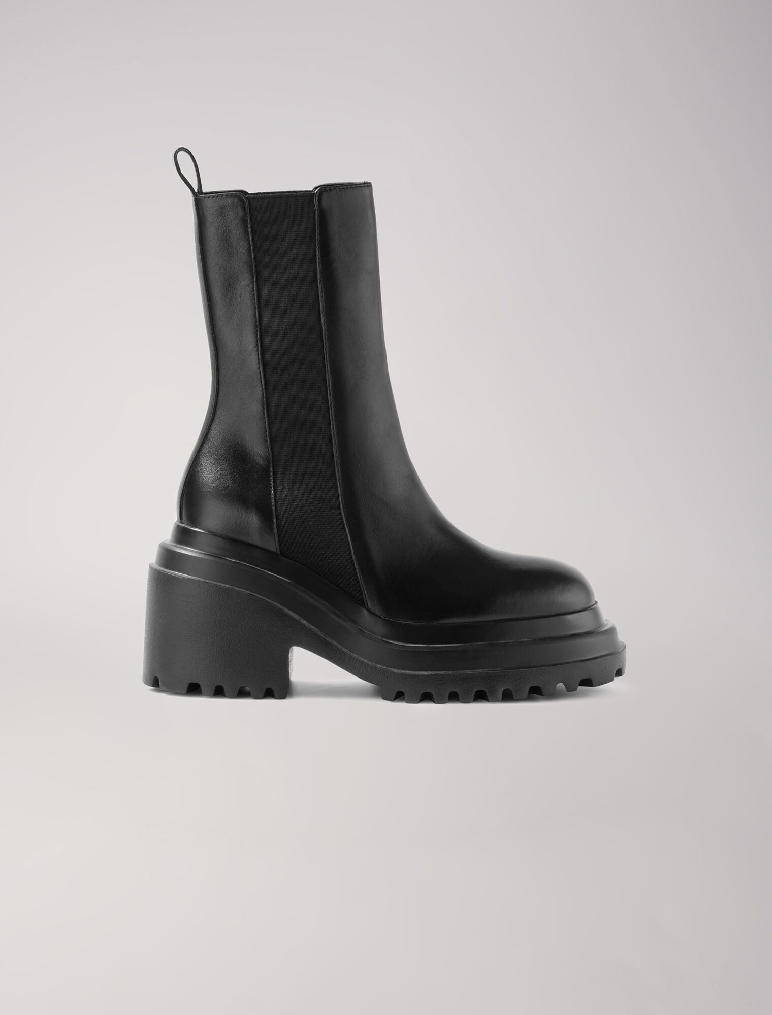Botines de piel
