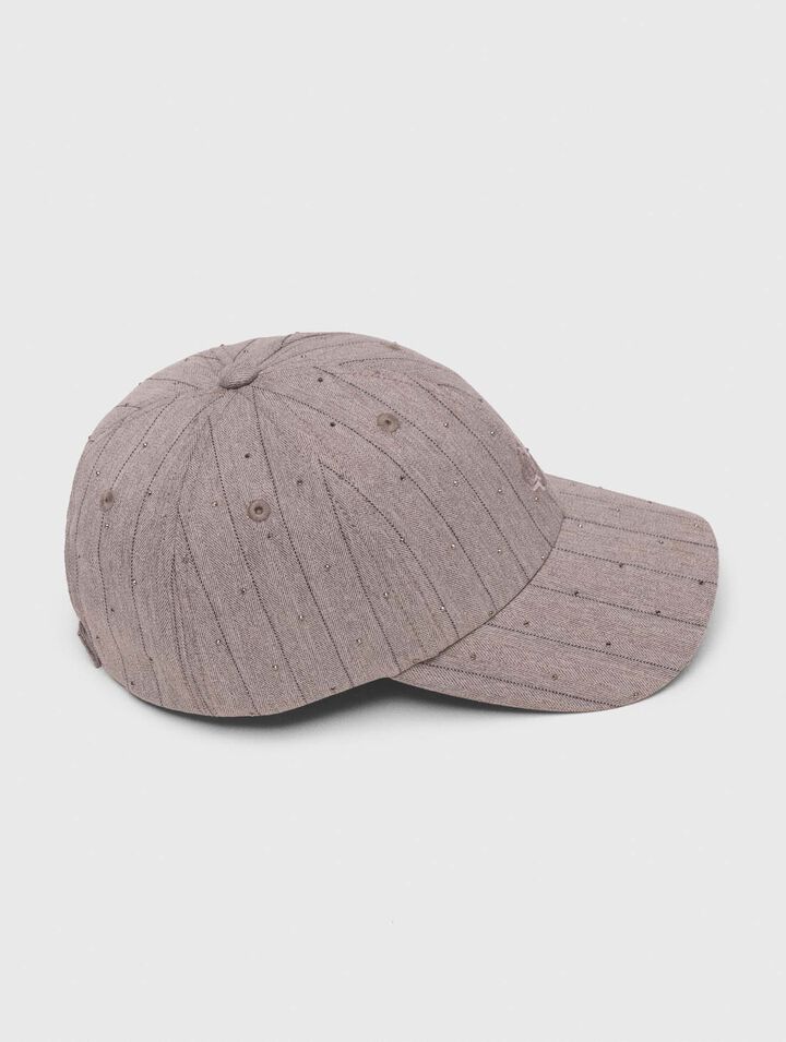 Gorra de algodón estampada