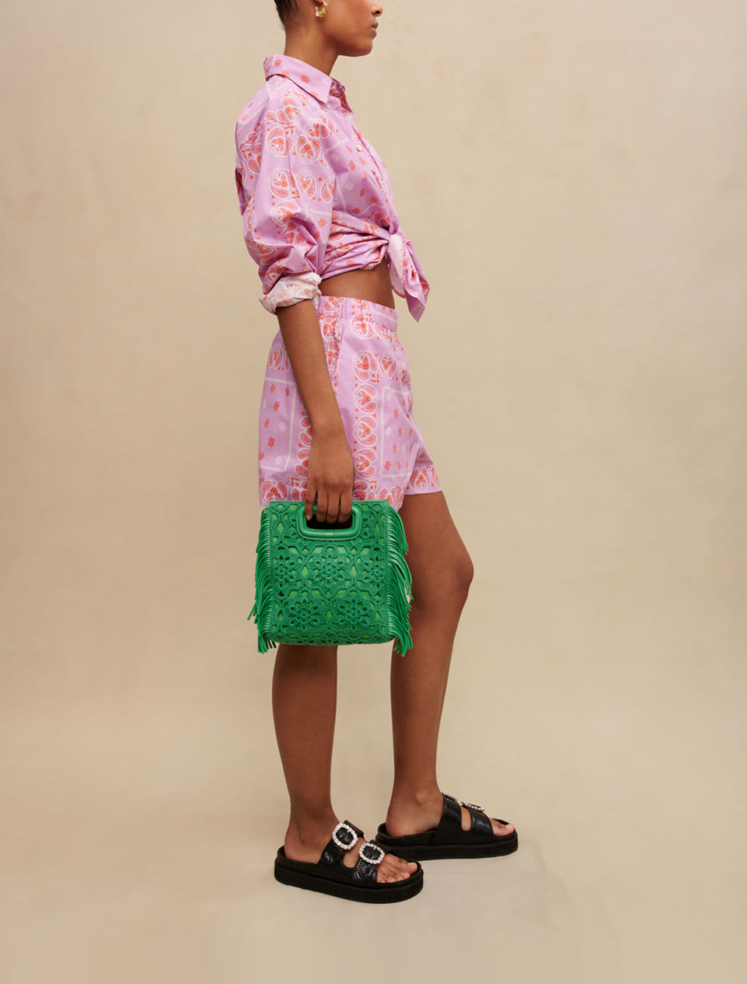 Pantalones cortos con estampado