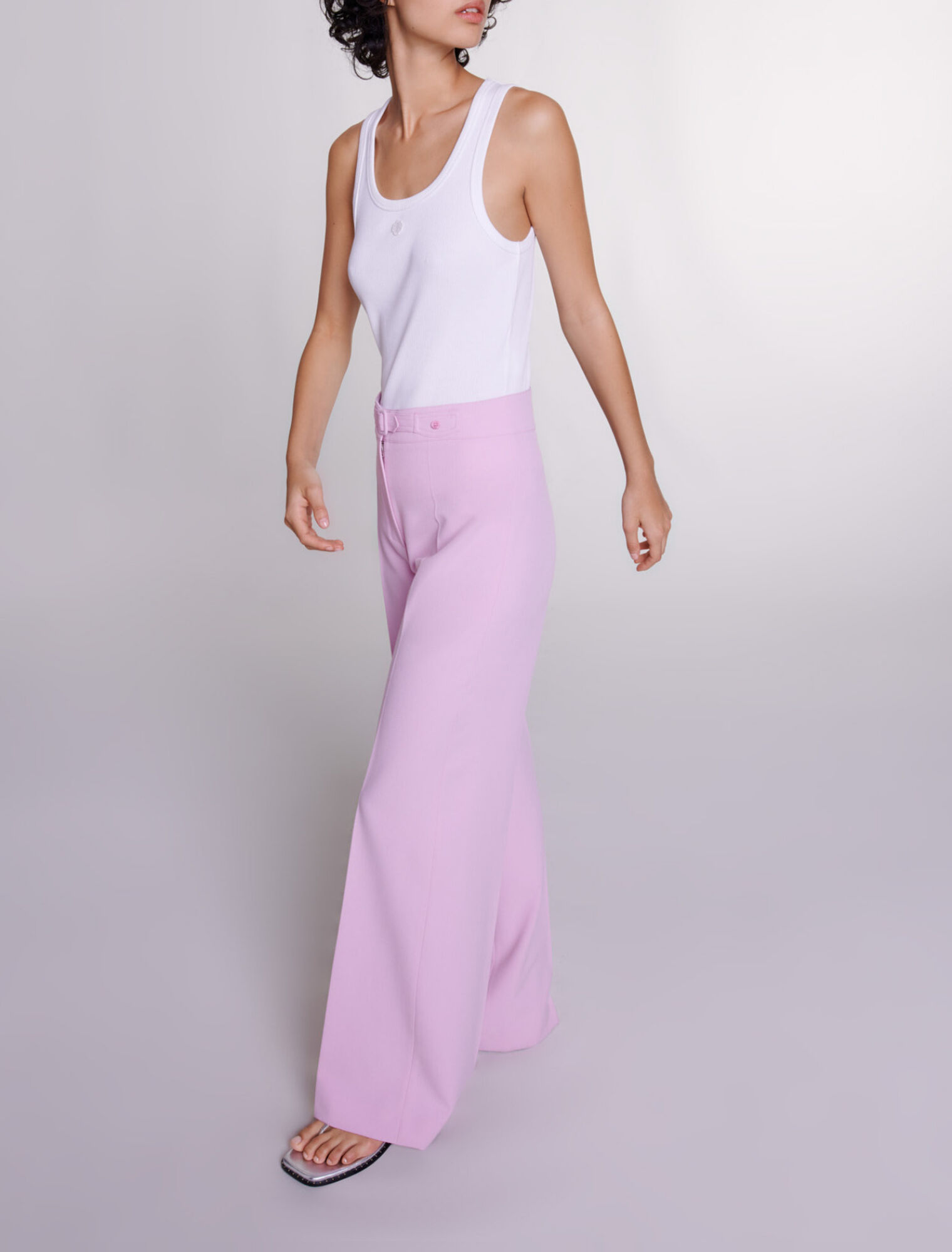 Pantalón de traje ancho