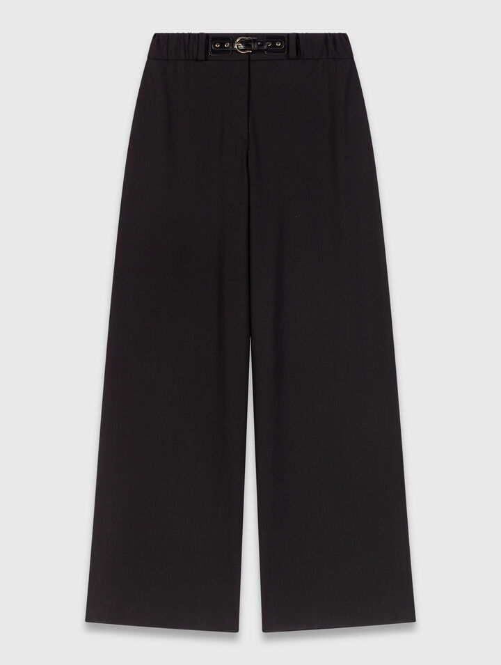 Pantalón sastre de pernera ancha