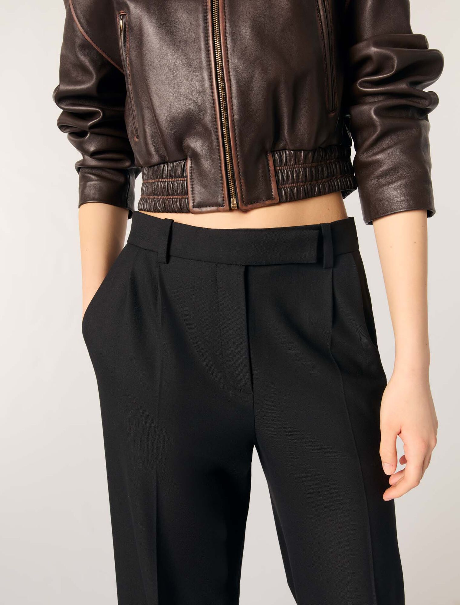 Pantalón de traje ancho
