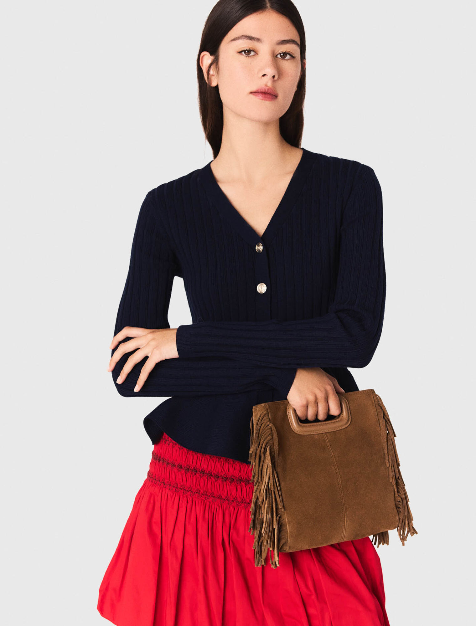 Bolso M de ante
