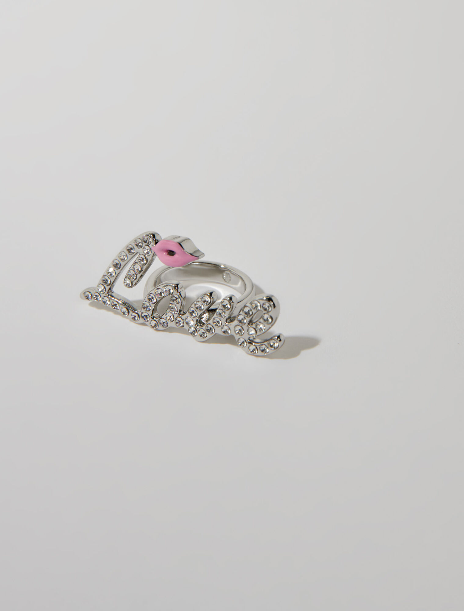 Anillo Love con strass