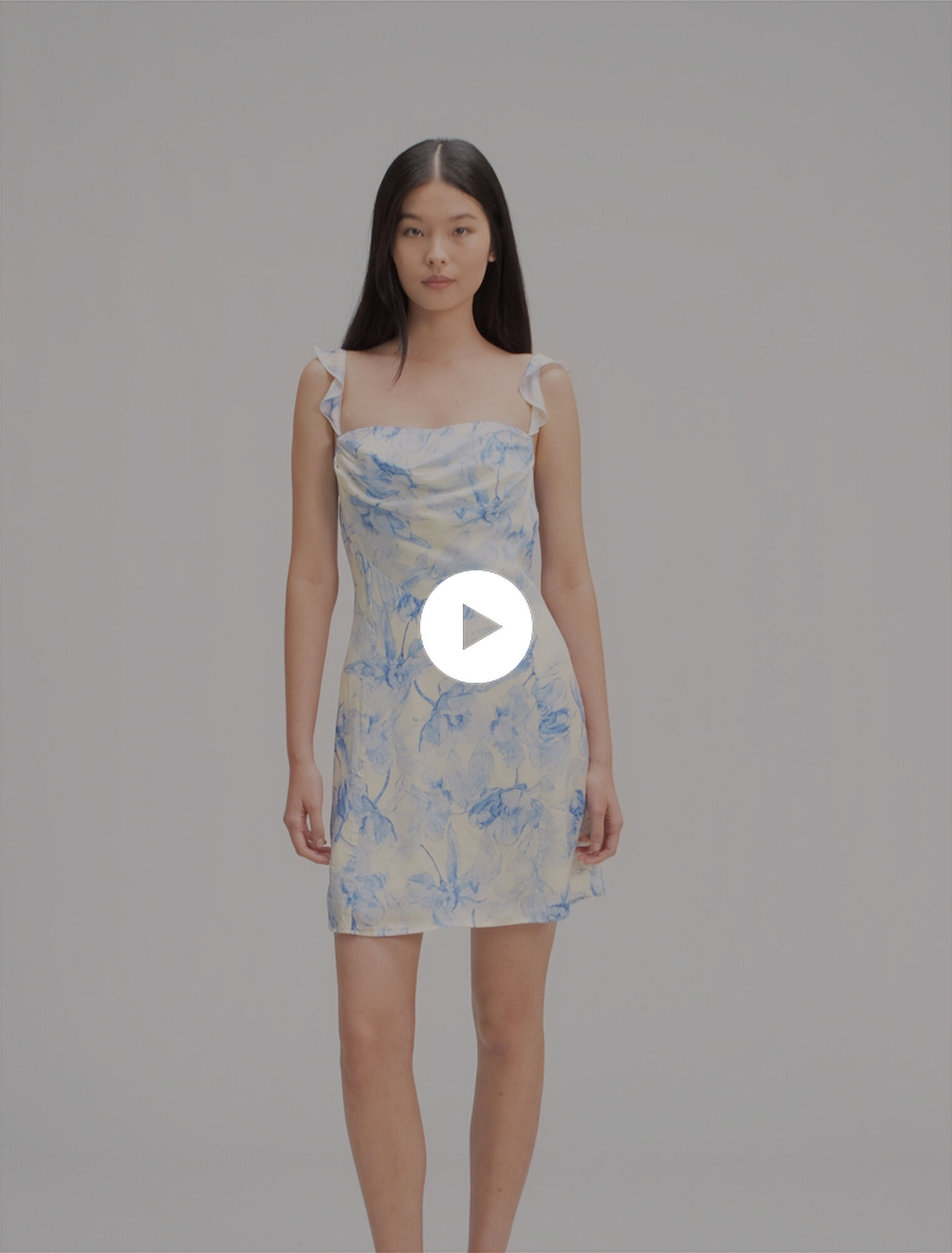 Vestido corto estampado