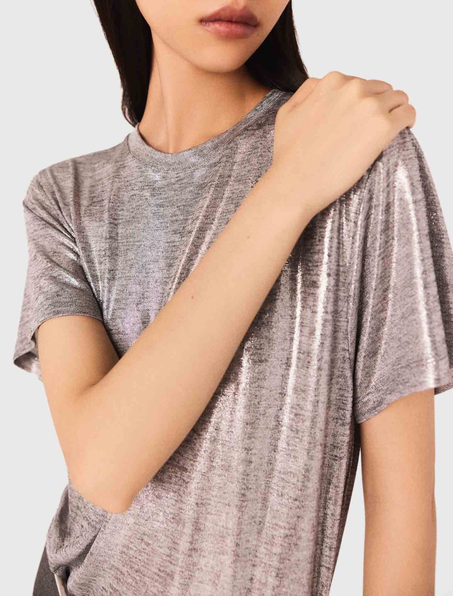 Camiseta de lamé