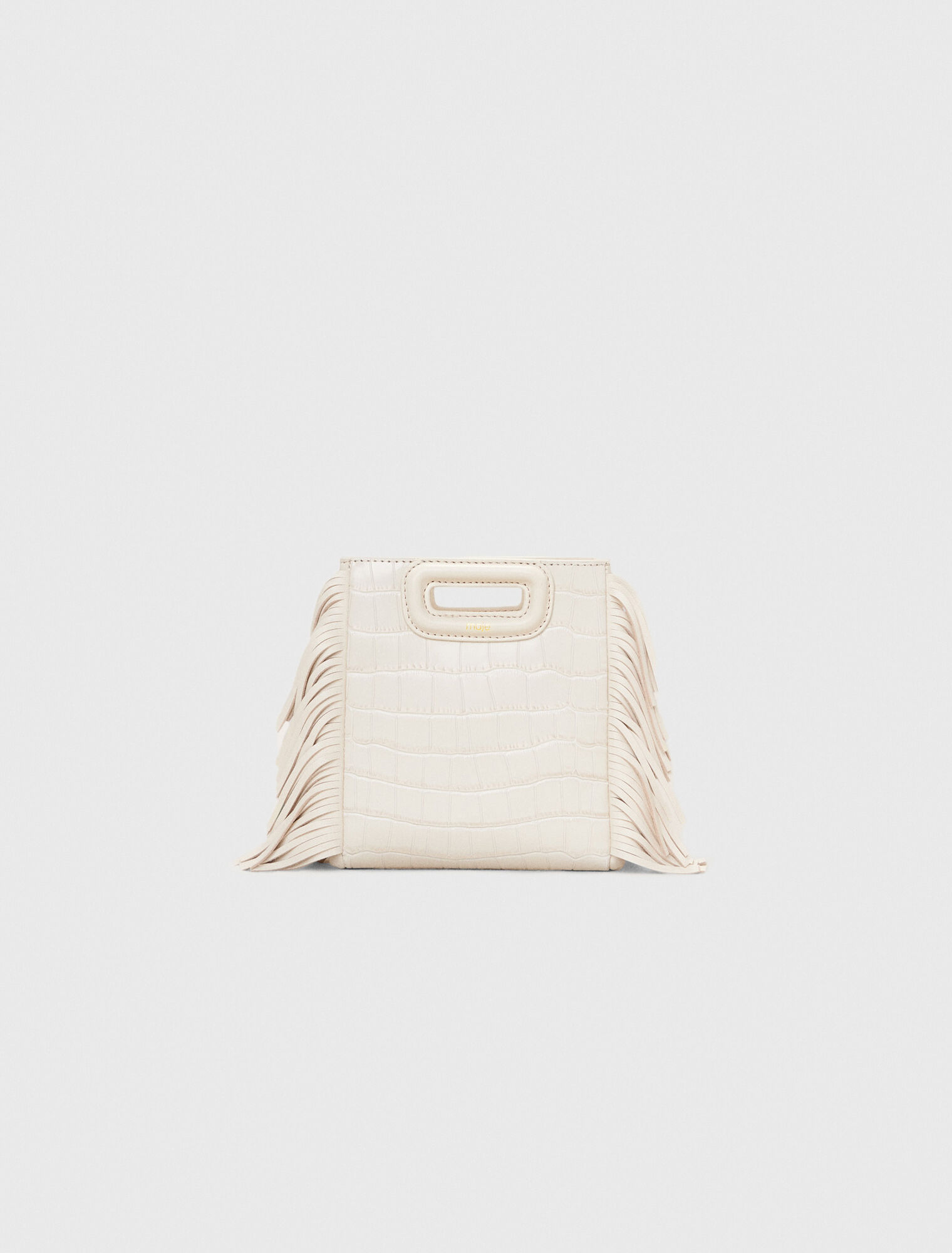 Bolso M Mini de piel de cocodrilo