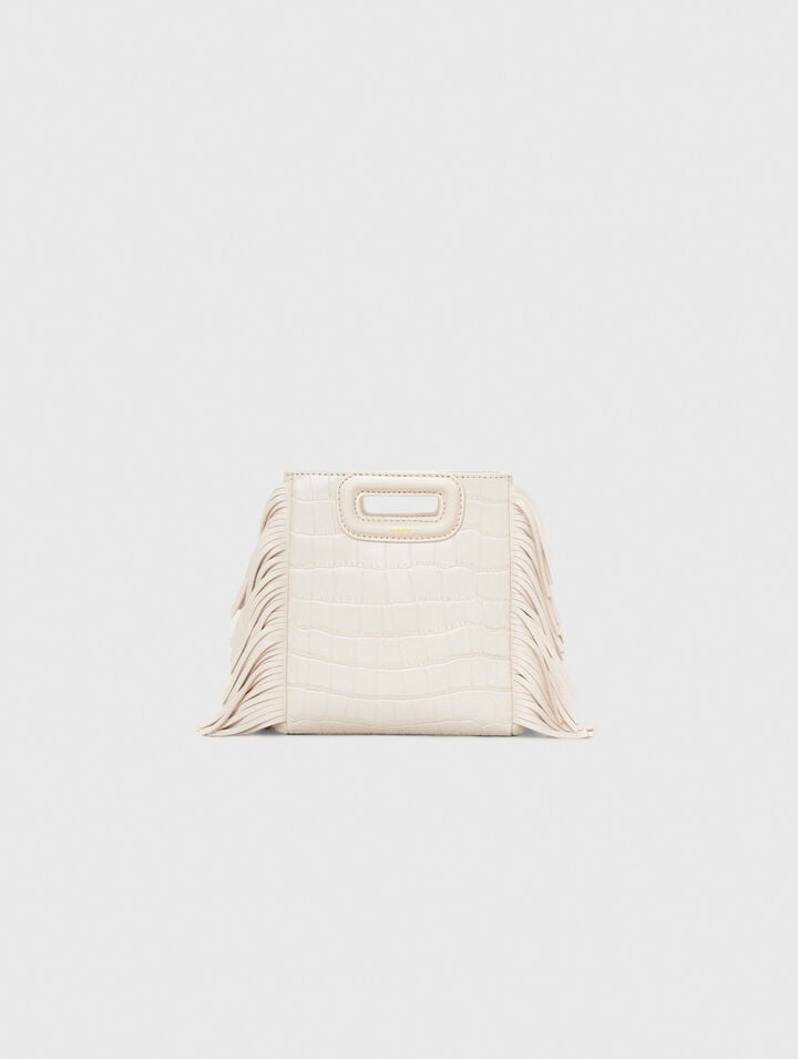 Bolso M Mini de piel de cocodrilo