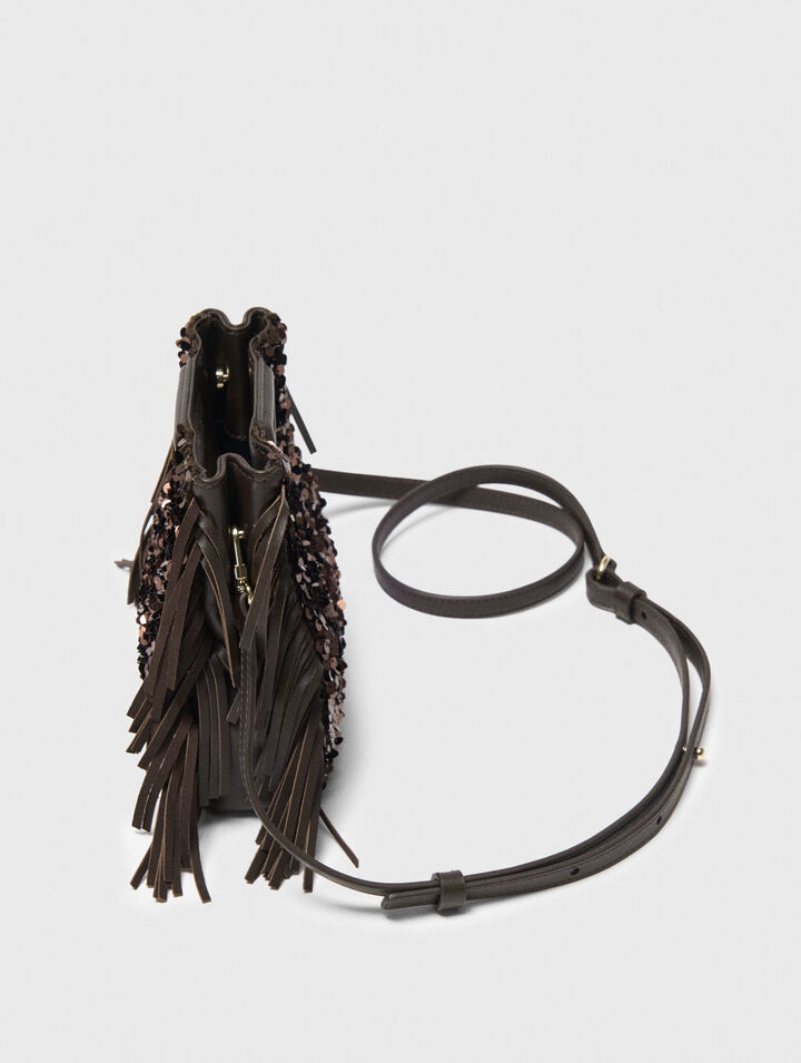 Bolso M mini de lentejuelas