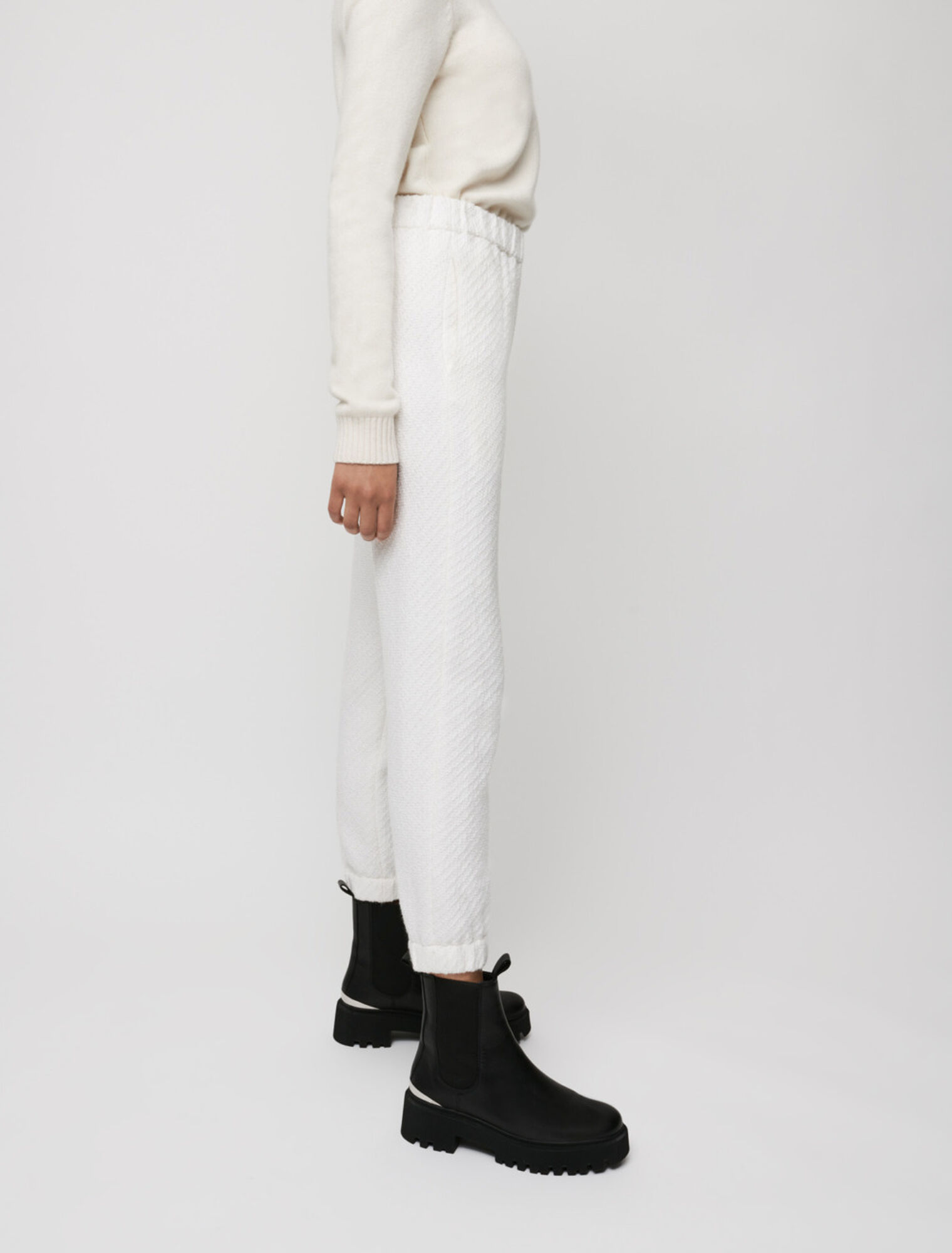 Pantalones de jogging estilo tweed