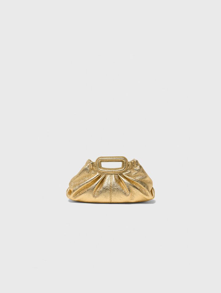 Clutch Milpli mini piel metalizada