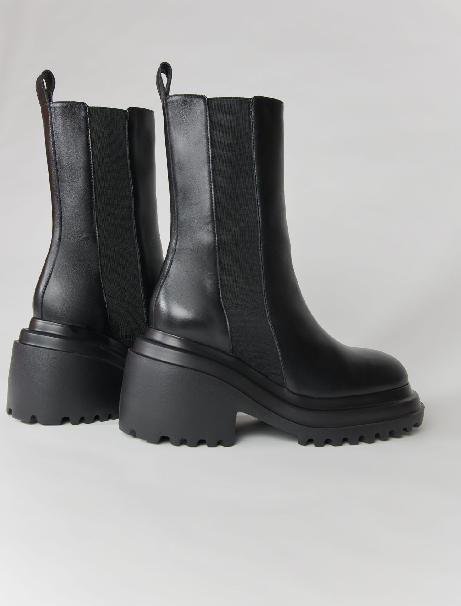 Botines de piel