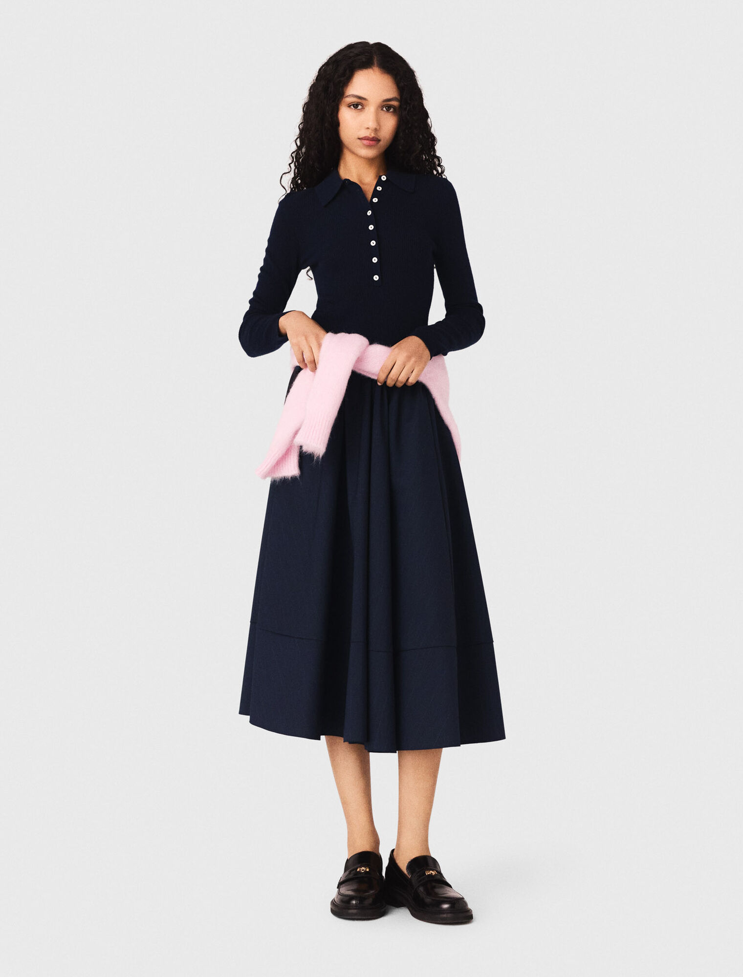 Jersey de canal&eacute; cuello polo