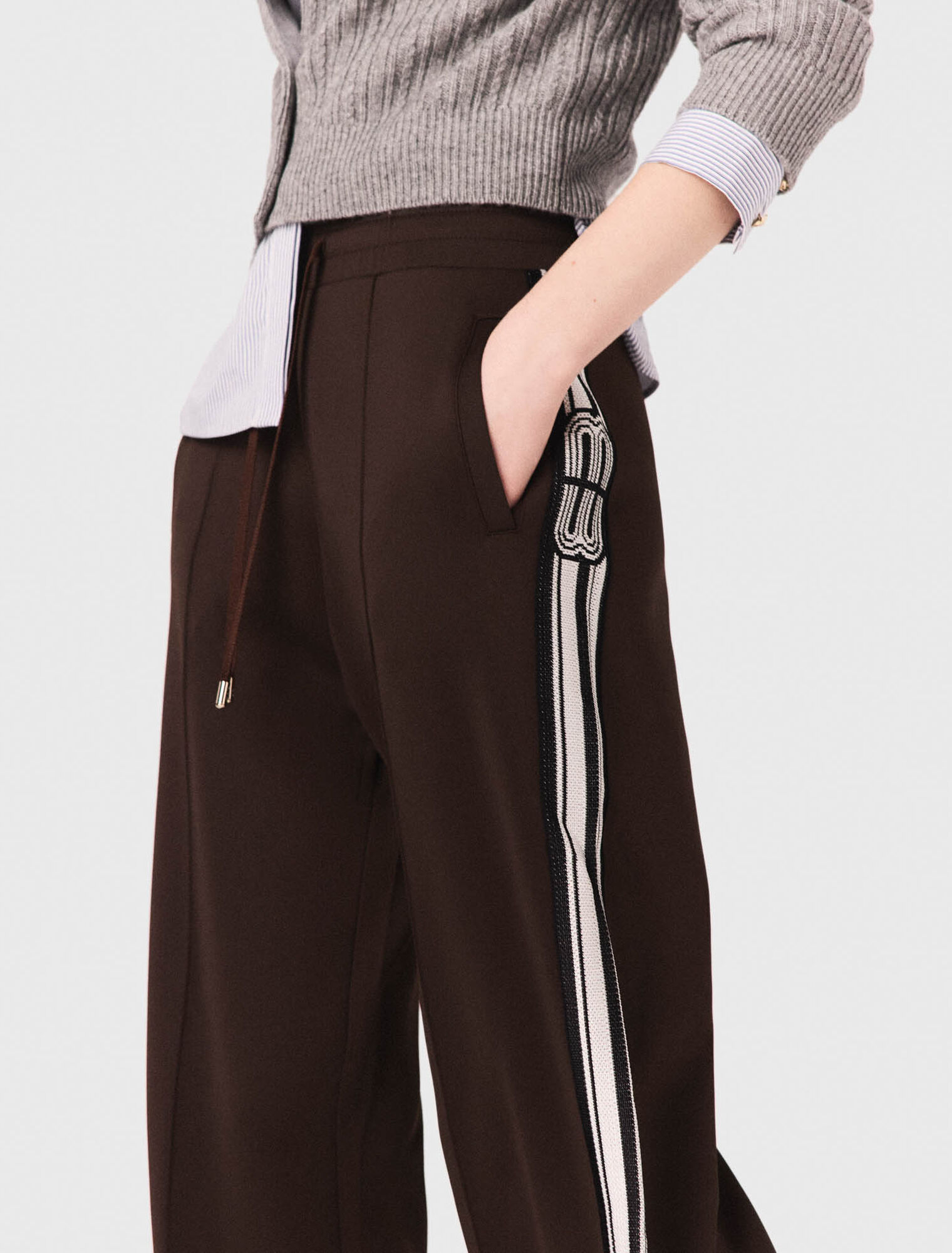 Pantalón con bandas rectas