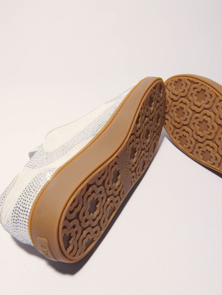 Zapatillas casual de estrás