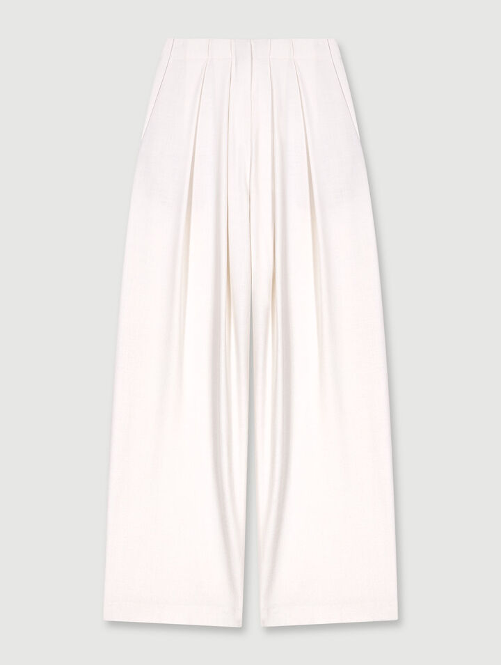 Pantalón de traje ancho