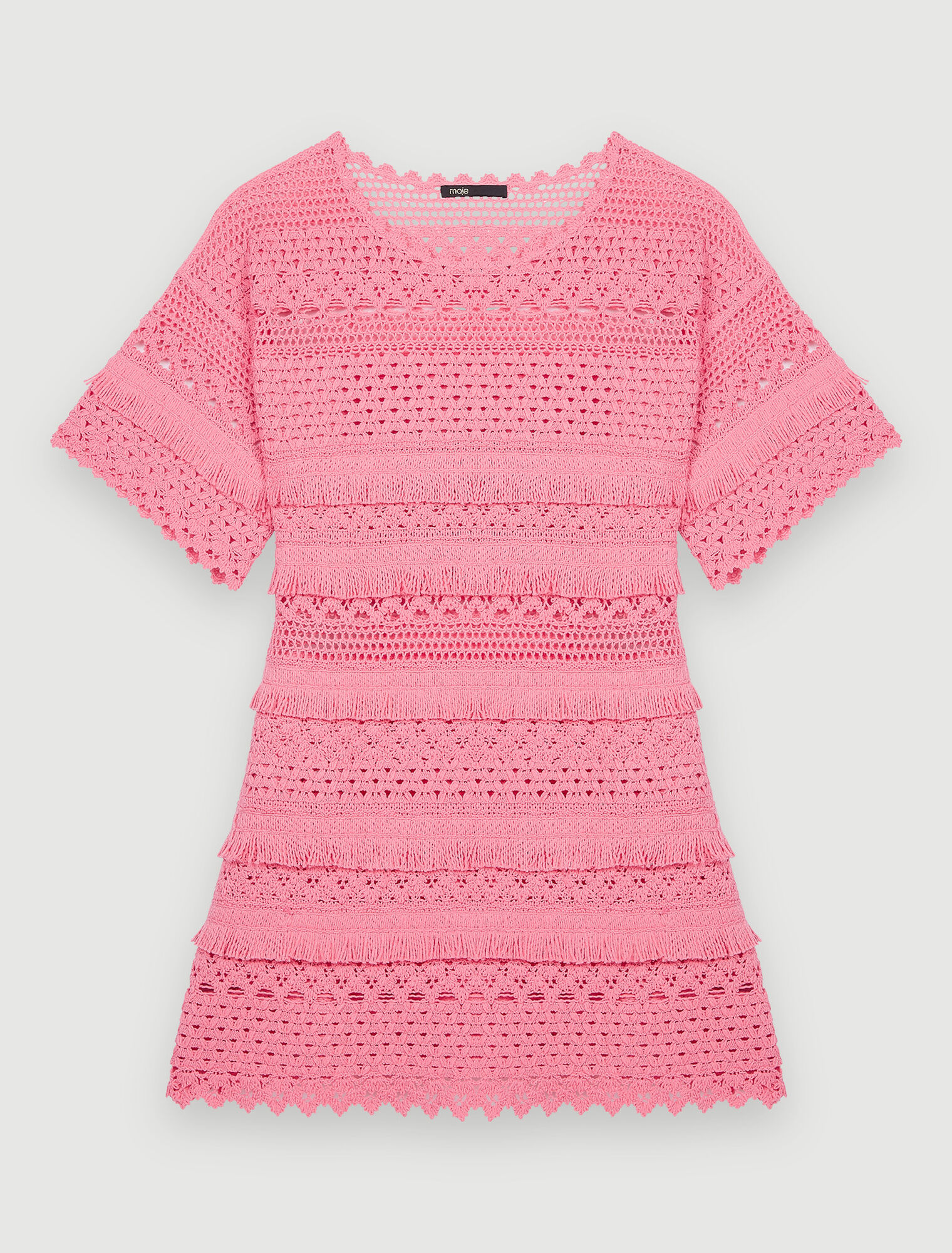 Vestido de punto de ganchillo