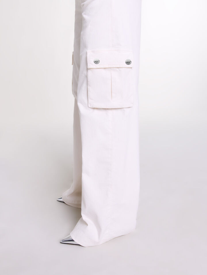 Pantalón cargo de pana