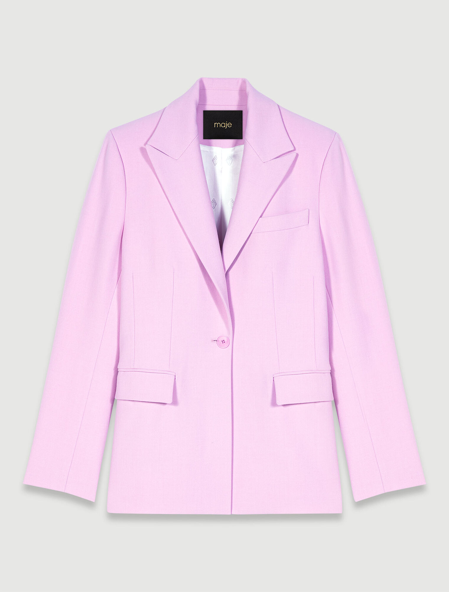 Chaqueta ajustada de traje