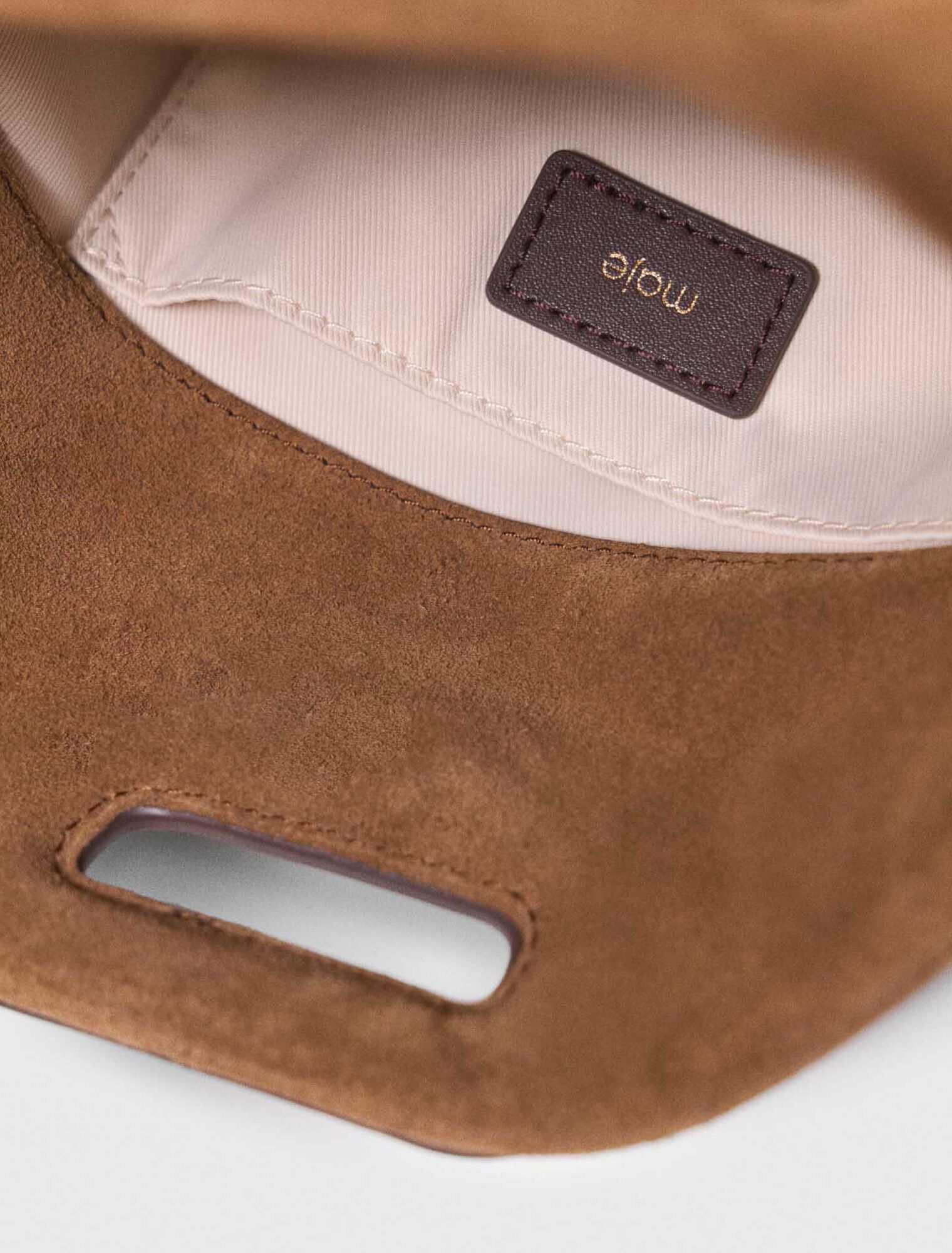 Bolso Miss M mini de piel y ante