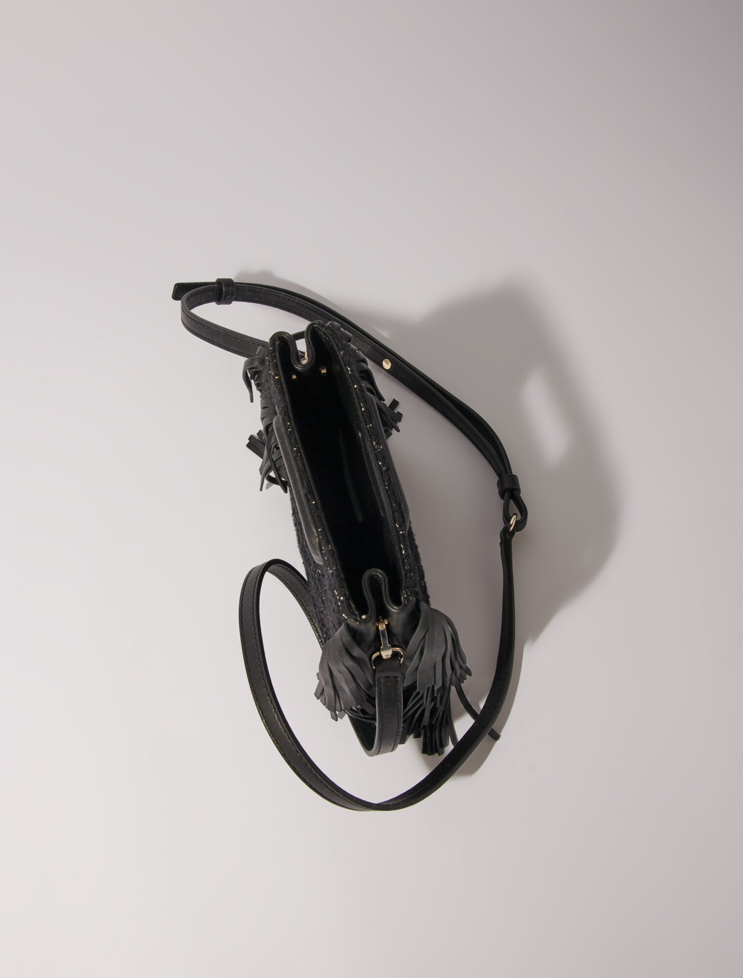 Bolso M mini de tweed acolchado