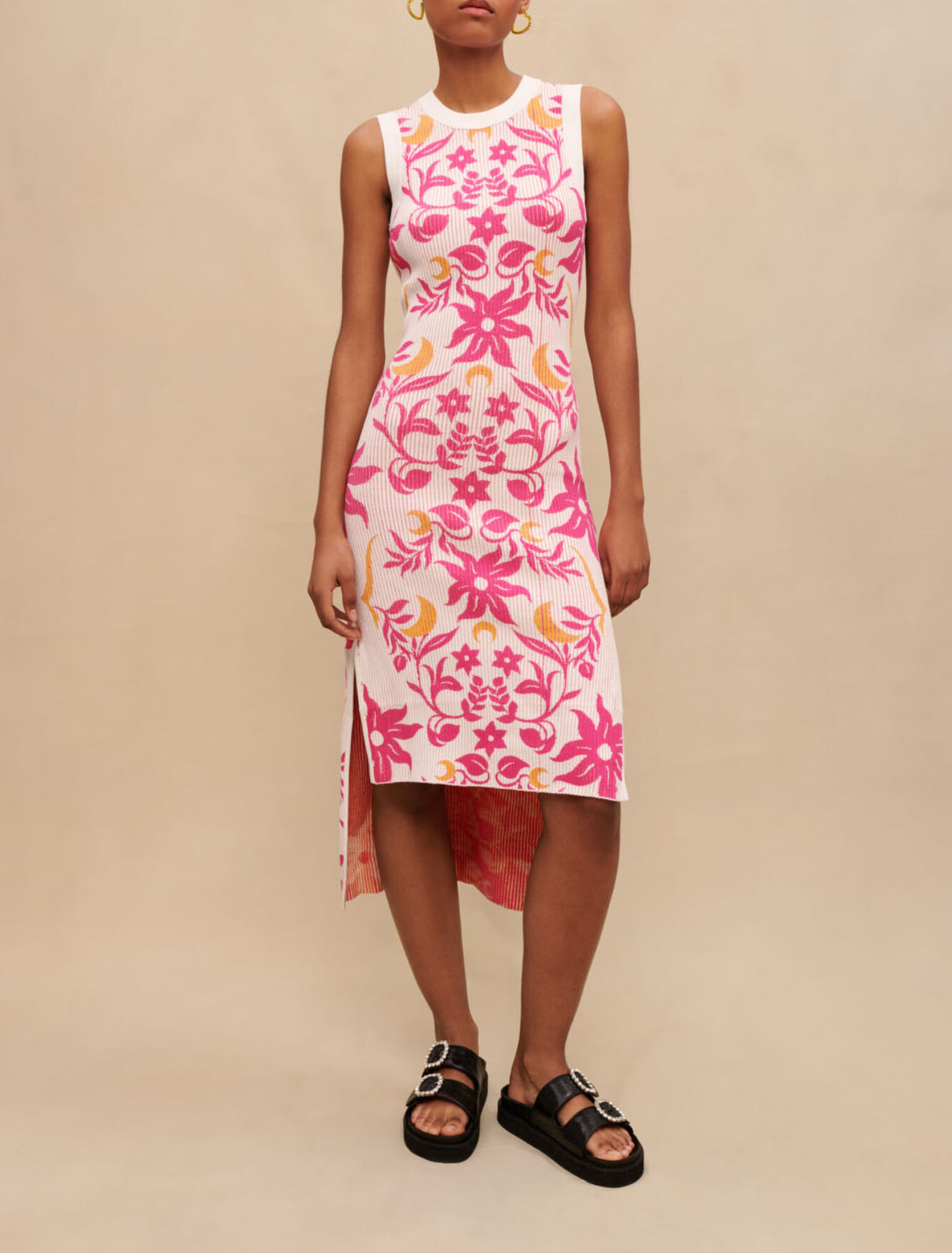 Vestido reversible estampado