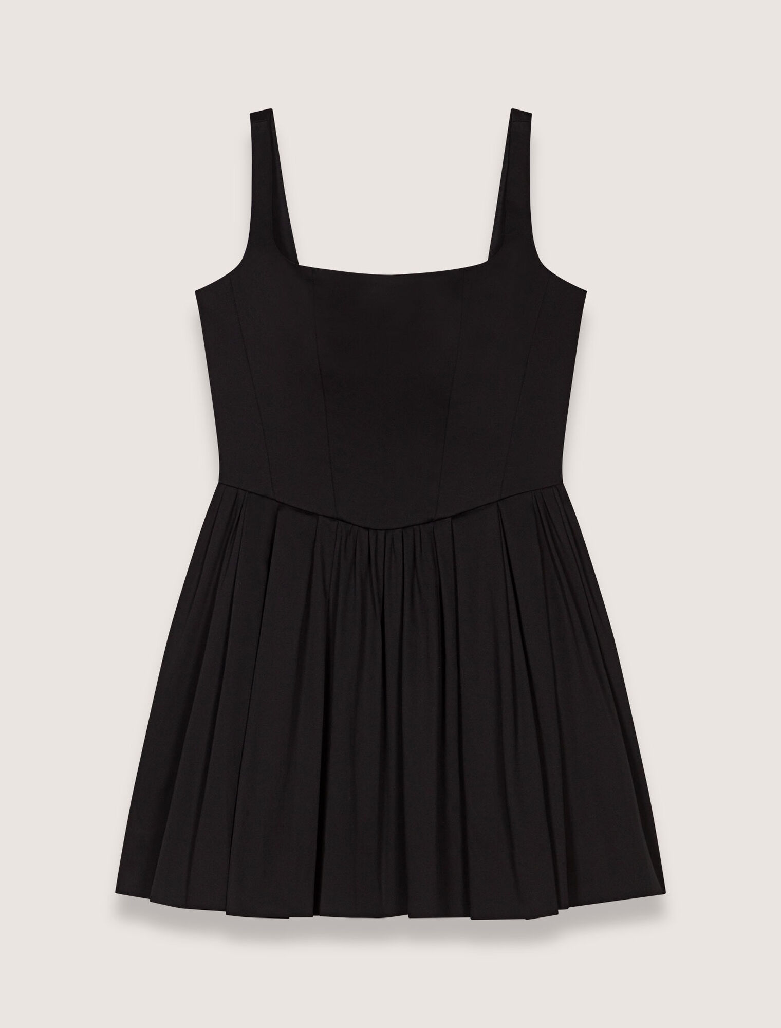 Vestido corto de algodón