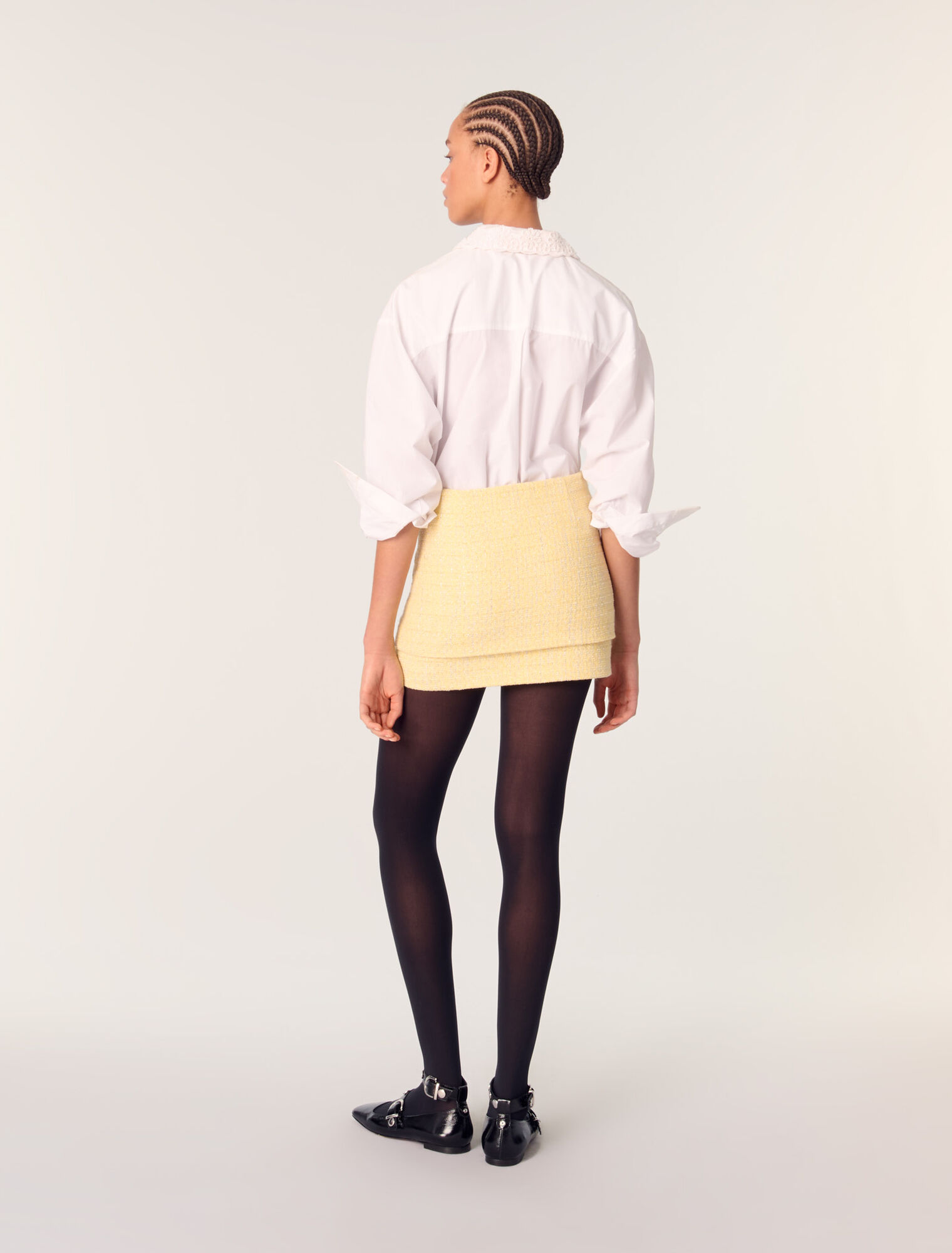 Minifalda de tweed