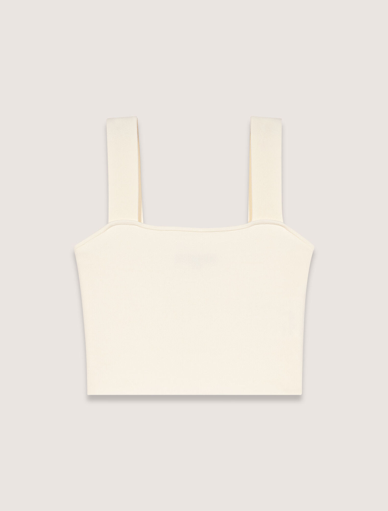 Crop top de punto