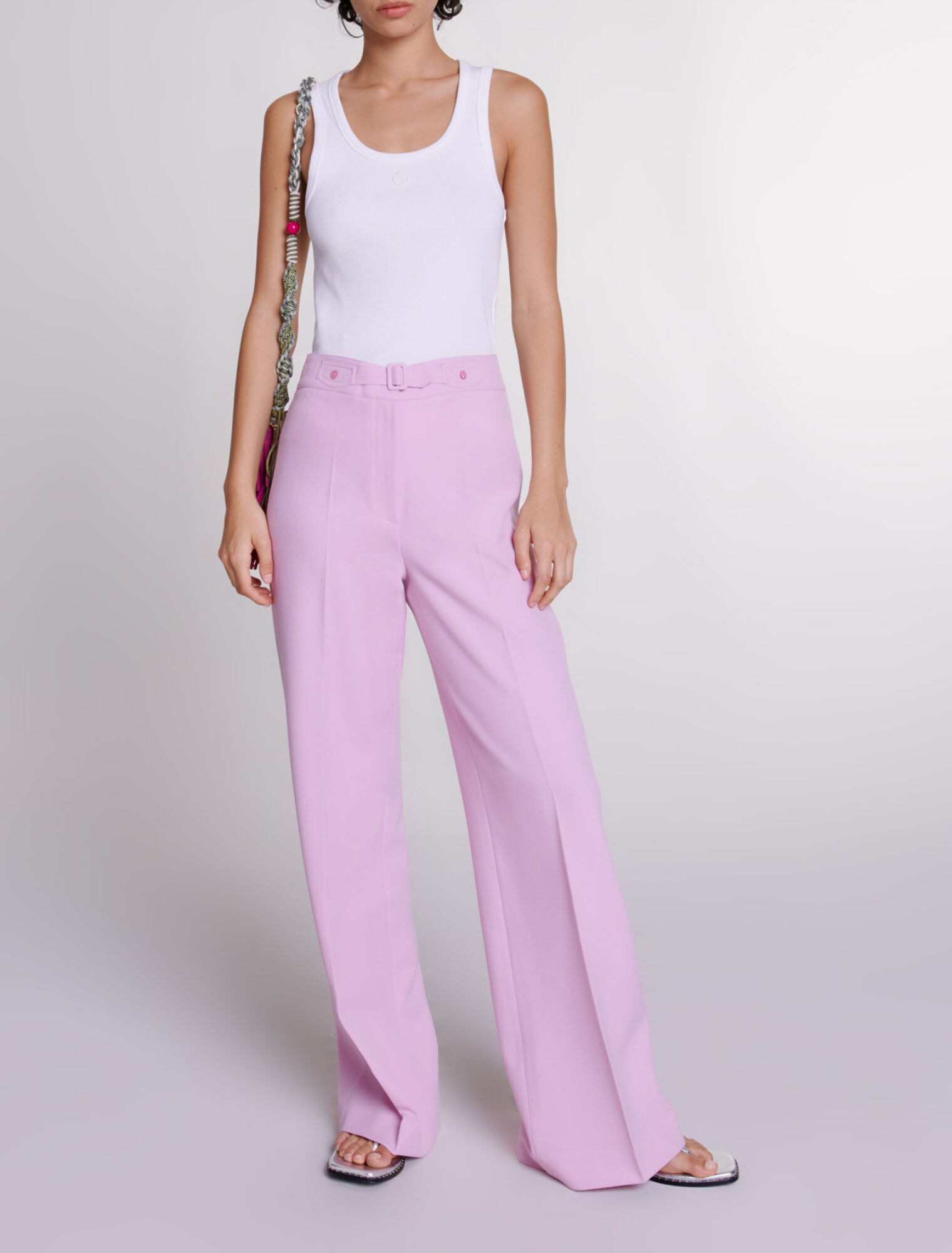 Pantalón de traje ancho