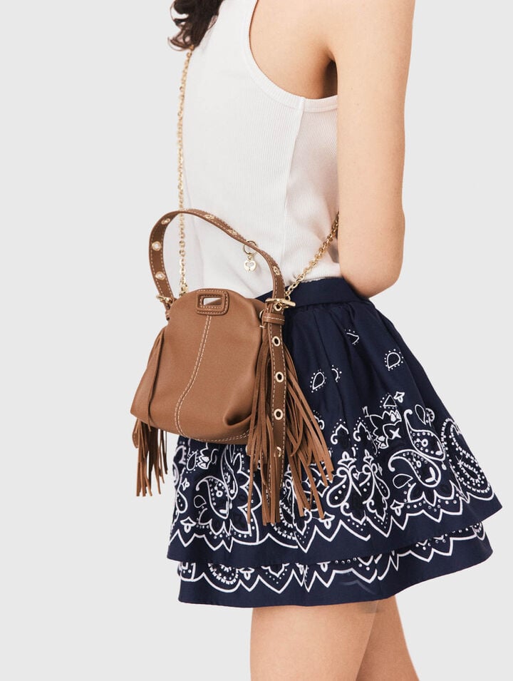 Bolso Miss M micro de piel cosida