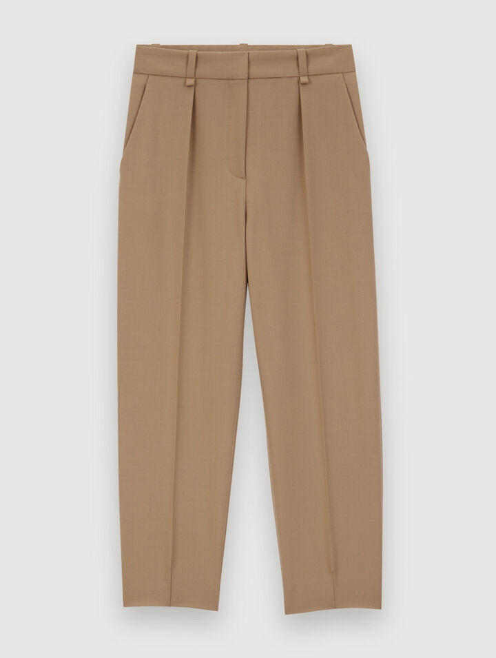 Pantalón de traje plisado