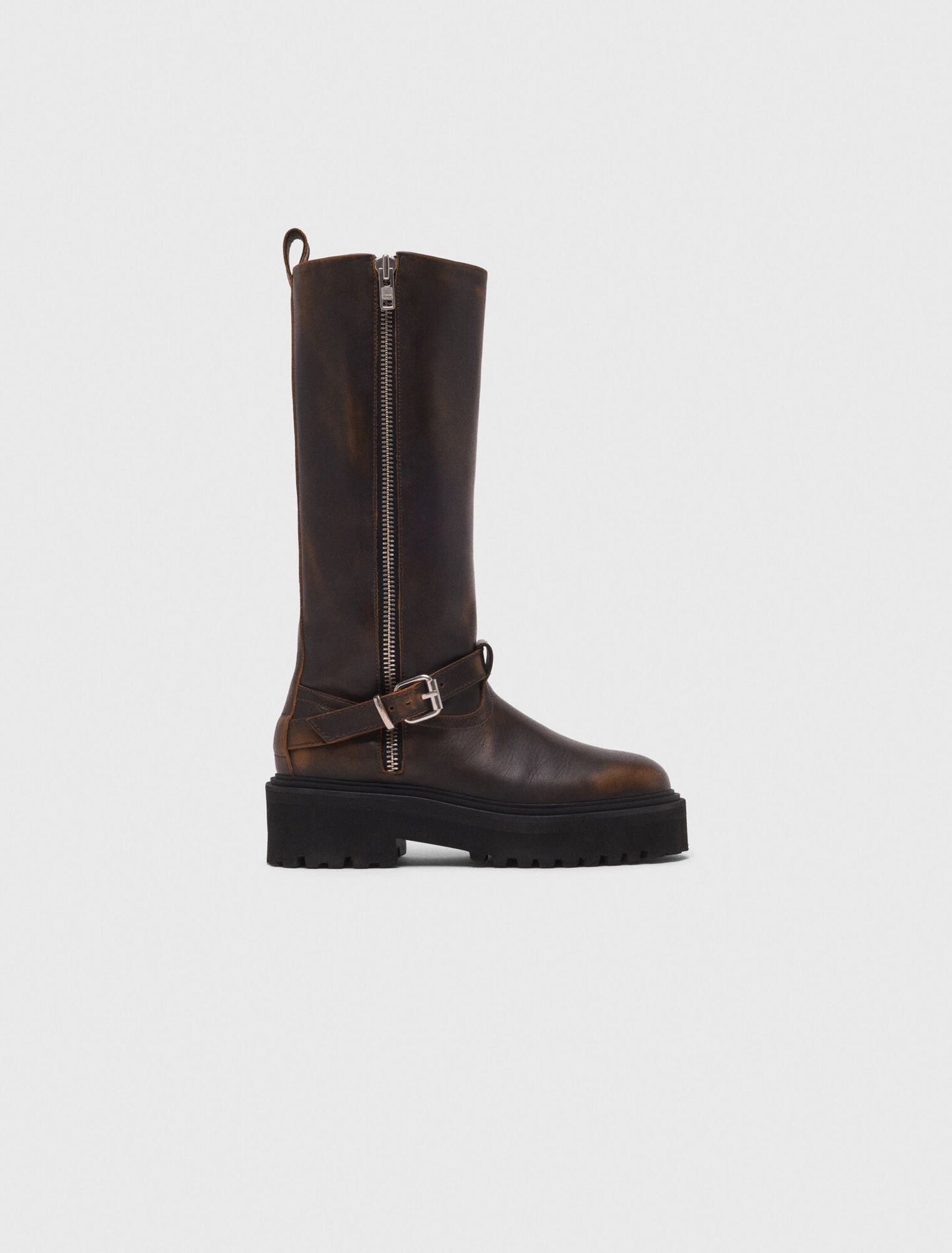 Botas biker de cuero