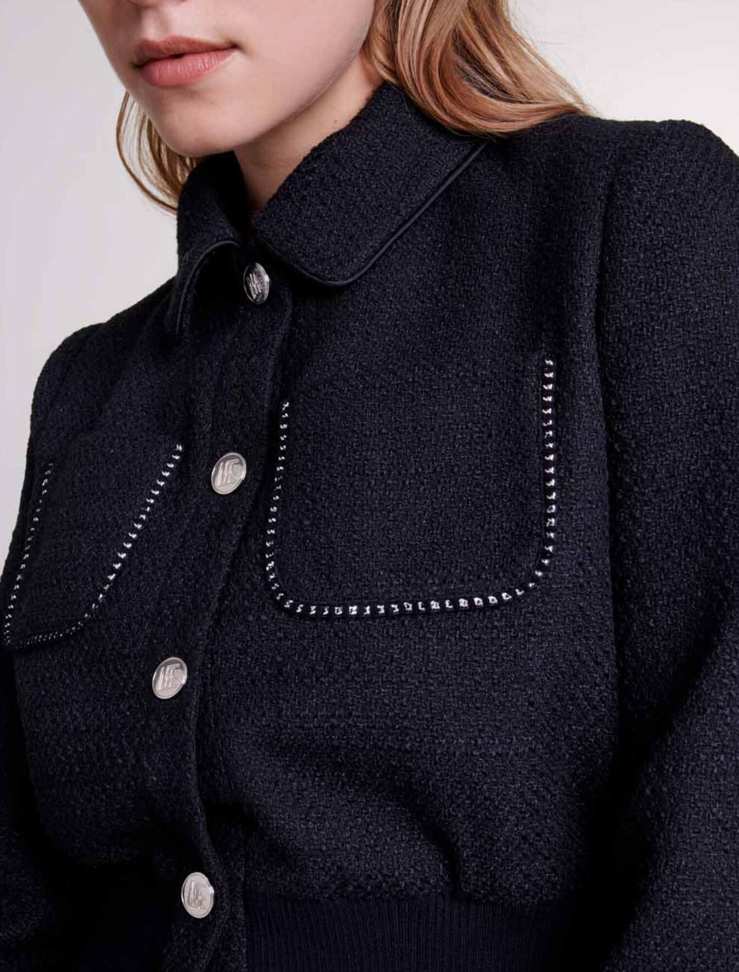 Cazadora de tweed