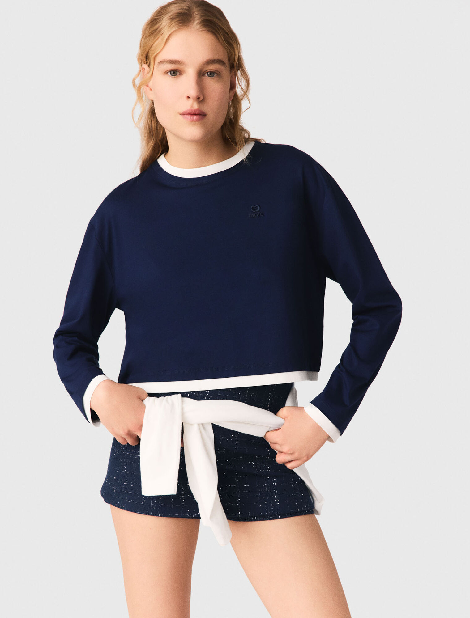 Camiseta efecto superpuesto