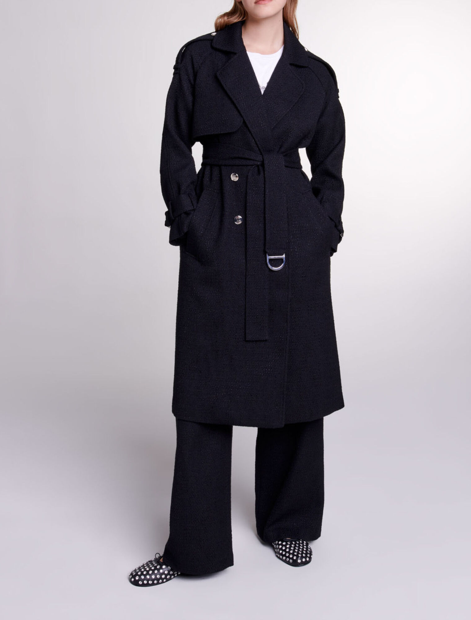 Gabardina de tweed