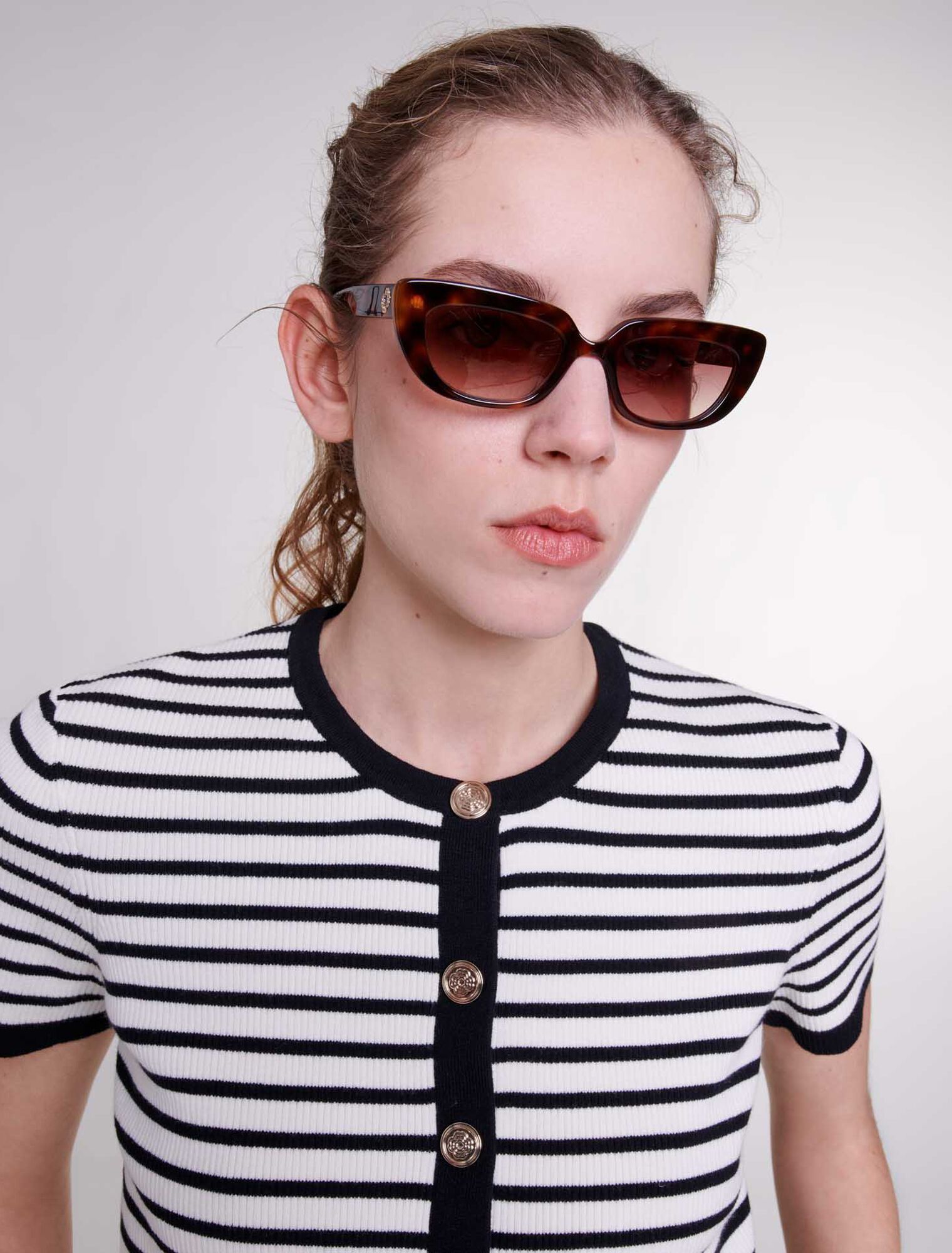 Gafas finas cat eye de acetato