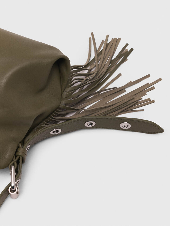 Bolso Miss M mini de cuero liso