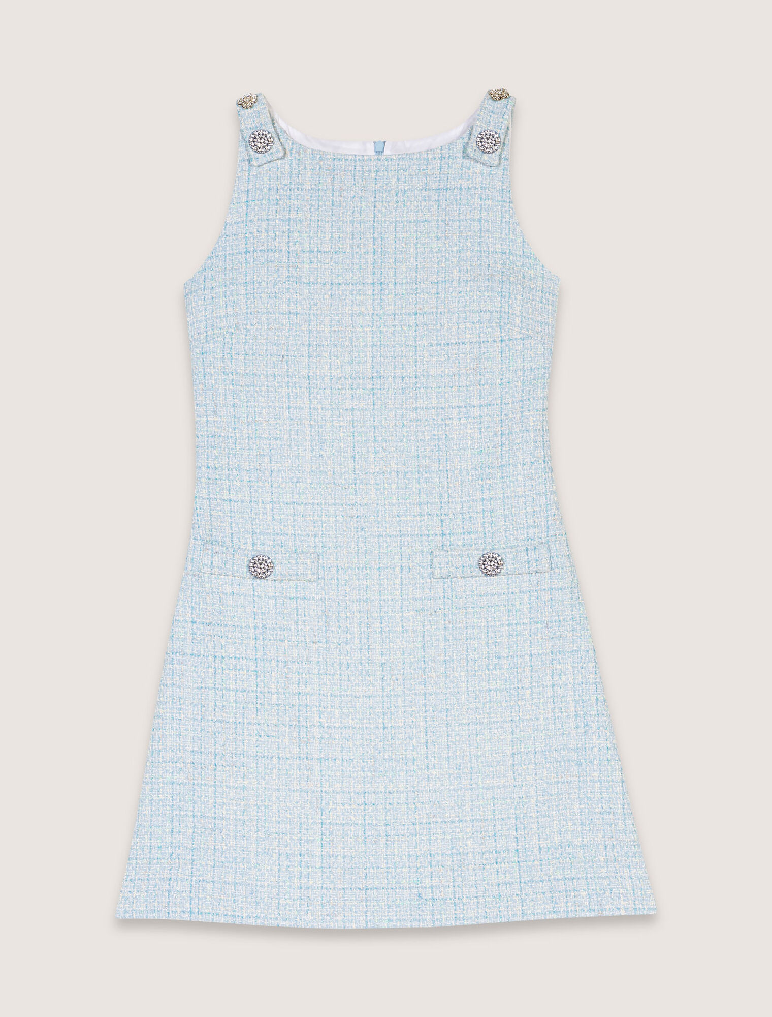 Vestido corto de tweed