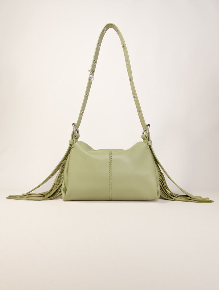 Bolso Miss M mini de cuero liso