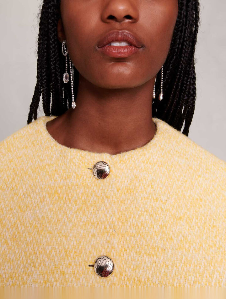 Chaqueta corta de tweed