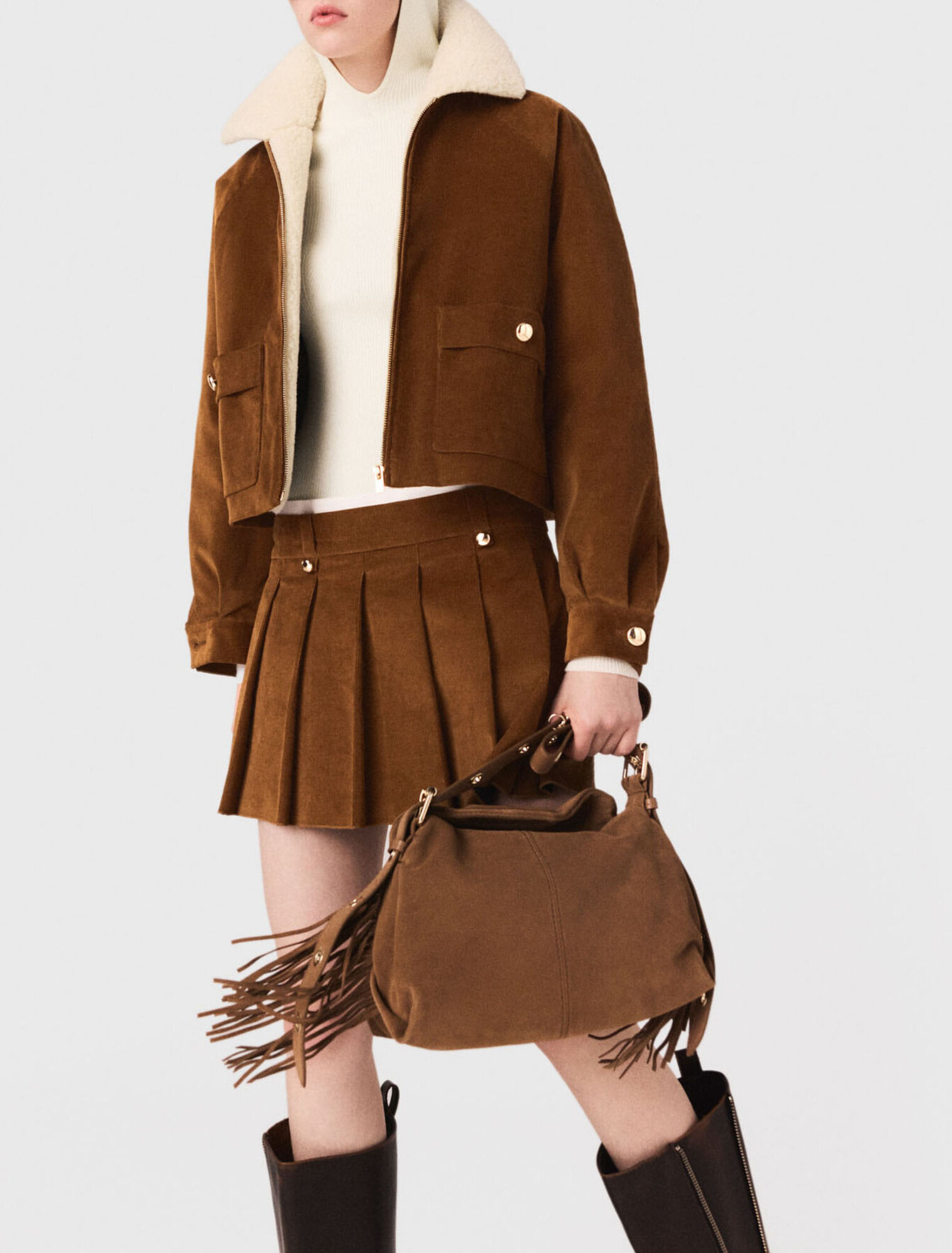 Chaqueta corta de pana