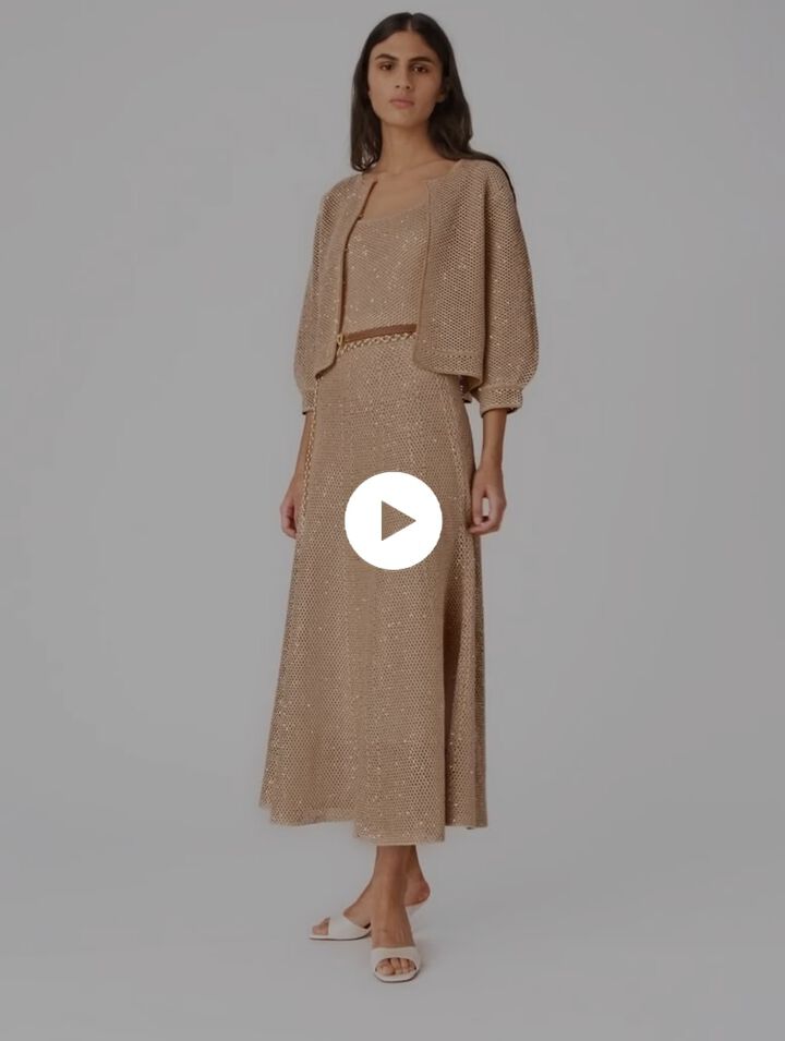 C&aacute;rdigan de punto con strass